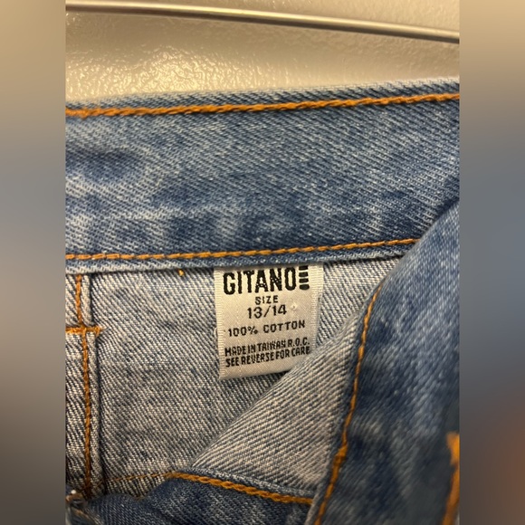 Gitano | Vintage Front Button Denim Skirt - Picture 4 of 5